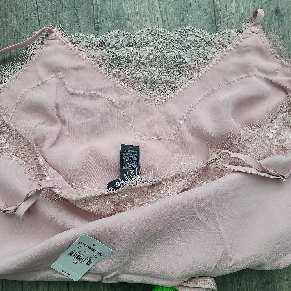 Lace Cami Thong Bodysuit - Picture 5 of 10